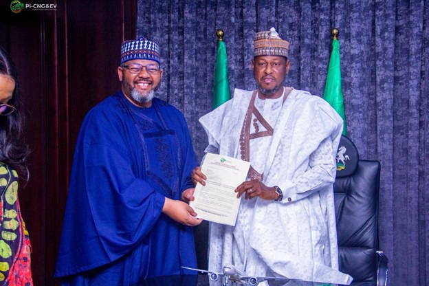 Pi-CNG & EV Executive Chairman with Katsina State Governor Dikko Umaru Radda