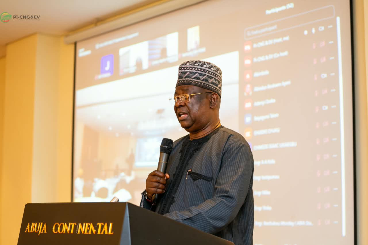 Pi-CNG & EV Executive Chairman addressing the NACTP stakeholder engagement, Abuja